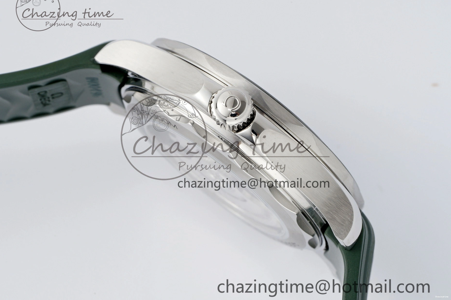 0321 Effortless Seamaster Diver 300M VSF 1:1 Best Edition Green Ceramic Green Dial on Green Rubber Strap A8800 V 7827